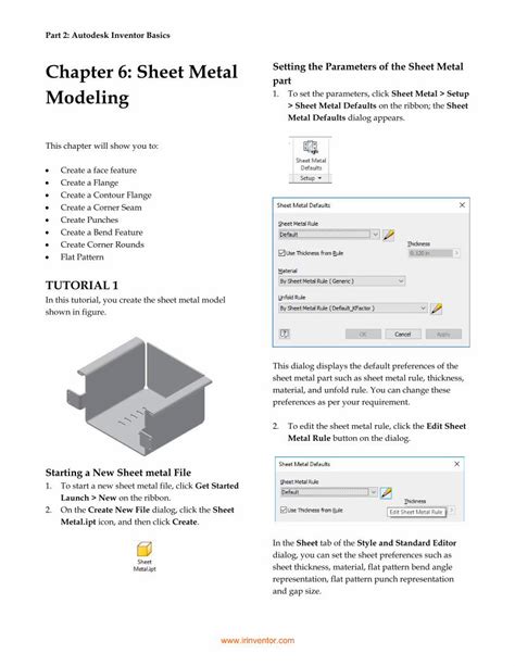 inventor link assy part dimensions to sheet metal|Chapter 6: Sheet Metal Setting the Parameters of the Sheet .